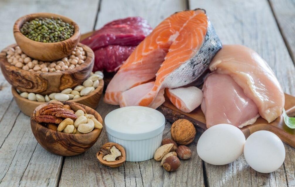 Produits avec une teneur élevée en protéines animales et végétales