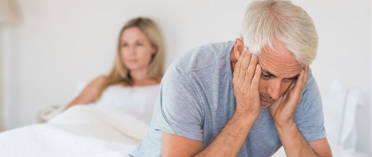 Dysfonction érectile chez un homme